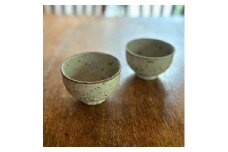 ＜粉引き湯呑み＞使い込むほど味が出る素朴さが魅力の陶器のうつわ シンプルで使い勝手の良い 2個セット【1134937】