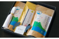 松田町産「丹沢大山茶(金)80g　水を守るお茶100g×2袋」オリジナル茶さじ1本付き詰合せ