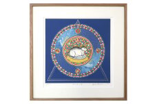 【著名アーティストシルクスクリーン版画作品】前田常作「牡牛座の図」