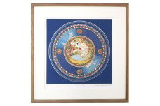 【著名アーティストシルクスクリーン版画作品】前田常作「山羊座の図」