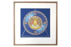 【著名アーティストシルクスクリーン版画作品】前田常作「水瓶座の図」