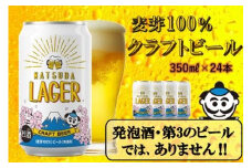 【松田町オリジナル】麦芽100%クラフトビール『MATSUDA LAGER』350ml×24本 ≪順次発送≫【クラフトビール 地ビール ビール お酒  BBQ プレミアムビール 350ml 24本セット 地ビール 特産品 限定ビール 高品質  宅飲み 家飲み 晩酌 松田町】