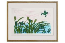【著名アーティストシルクスクリーン版画作品】田島征三「ここから跳び出そう」 