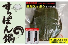 神奈川県産すっぽん鍋（4～5人前　約620ｇ）+すっぽんスープ2本 【 すっぽん 鍋 スープ 国産 肉 神奈川県 山北町 】