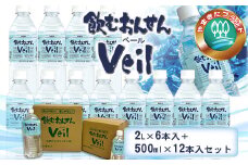 水 10年保存水 飲むおんせんベール2L×6本入+500ml×12本入セット【 温泉水 温泉純度100％ 保存水 長期保存 備蓄 水 ミネラルウォーター 災害 災害用 備蓄用 10年 防災 水 保存水 備蓄水 防災用品 神奈川県 山北町 】