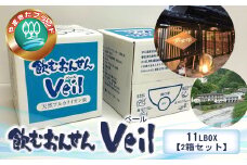 水 10年保存水 飲むおんせんベール11LBOX【2箱セット】【 温泉水 温泉純度100％ 保存水 長期保存 備蓄 水 ミネラルウォーター 災害 災害用 備蓄用 10年 防災 水 保存水 備蓄水 防災用品 神奈川県 山北町 】