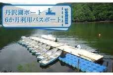 丹沢湖ボート6か月利用パスポート【  体験チケット 利用チケット アウトドア 神奈川県 山北町 丹沢湖 】