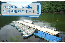 丹沢湖ボート年間利用パスポート【  体験チケット 利用チケット アウトドア 神奈川県 山北町 丹沢湖 】