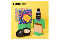LUSH ラッシュ ガーデンパーティー ギフト 3種入り_シャワージェル LUSH ラッシュ ローズ ラベンダー ハチミツ ギフト 贈答 プレゼント 人気 おすすめ 送料無料 ソープ コンディショナー 洗浄料【1142466】