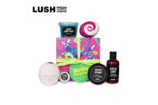 LUSH ラッシュ ハロー ゴージャス ギフトセット_LUSH ラッシュ バスグッズ バスボム シャワージェル ボディスクラブ ボディローション 保湿クリーム バスアイテム セット 美容 コスメ ボディケア 贈答 ギフト プレゼント 神奈川県 送料無料【1550092】