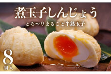 煮玉子しんじょう 8個詰合せ しんじょう おつまみ つまみ 練り物 8個 詰め合わせ セット 煮卵 卵 たまご 玉子 新潟