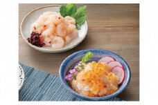 塩辛食べ比べセット（甘えび・サーモン） 塩辛 珍味 食べ比べ 詰め合わせ セット 甘エビ サーモン サーモン塩辛 おつまみ つまみ 惣菜 おかず ごはんのお供 魚 海鮮 海産物 魚介 魚介類 鮭 甘海老 甘えび 新潟 お取り寄せ