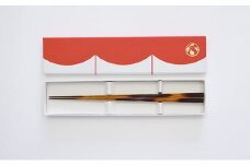 【新潟漆器 箸】mitate 竹塗箸　煤竹（きいろ）