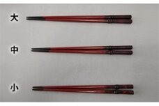 伝統工芸竹塗技法　新潟特産竹塗　箸　赤色（大）