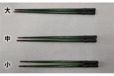 伝統工芸竹塗技法　新潟特産竹塗　箸　青色（小）