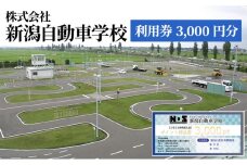 株式会社　新潟自動車学校　利用券3,000 円分