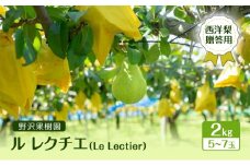 野沢果樹園　ル レクチエ（Le Lectier）2kg 5～7玉　西洋梨　【贈答用】