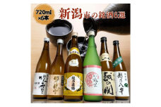日本酒 飲み比べセット 越後銘門酒会 新潟市の銘酒 飲み比べ 720ml×6本 （越乃寒梅 越乃梅里 越乃八豊 越の関 雪乃風雪 越路吹雪）N726A 新潟 セット 辛口 ギフト 正月 年越し