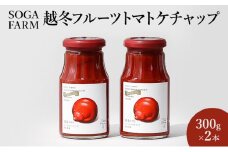 闇落ちとまと使用SOGAFARM越冬フルーツトマトケチャップ2本セット 新潟市 トマト 野菜 調味料