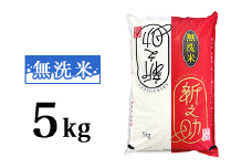 48-DR051【無洗米】新潟県長岡産「新之助」5kg