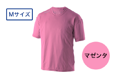 I4-04O【カラー：マゼンタ サイズ：M】リカバリーウェア A.A.TH/ ハーフTシャツ（品番：AAJ99301）