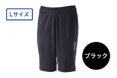 I4-06C【カラー：ブラック サイズ：L】リカバリーウェア A.A.TH/ ハーフパンツ（品番：AAP99714）