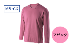 I4-05R【カラー：マゼンタ サイズ：M】リカバリーウェア A.A.TH/ ロングTシャツ（品番：AAJ99302）