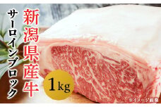 76-69A新潟県産牛（長岡産）サーロイン1kgブロック