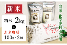 E1-SK01A精米2kg・玄米珈琲2個セット