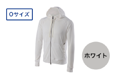 I4-01H【カラー：ホワイト サイズ：O】リカバリーウェア A.A.TH/ メッシュパーカー（品番：AAJ91301）