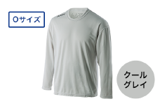 I4-05E【カラー：クールグレイ サイズ：O】リカバリーウェア A.A.TH/ ロングTシャツ（品番：AAJ99302）