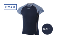 I4-22【カラー：ネイビー サイズ：O】リカバリーウェア A.A.TH/ ハーフスリーブ（品番：AAJ91812）