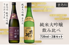 95-B2A吉乃川 純米大吟醸 飲み比べ　720ml×2本セット