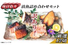 H7-96【訳あり】味付色々漬魚詰め合わせセット 厳選12切