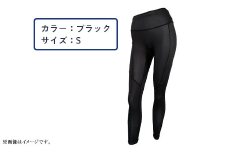 I4-56AA【カラー：ブラック サイズ：S】A.A.TH for femtech/サニタリーロングタイツ（プリント）（品番：AAP85FP1）