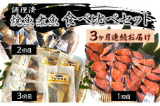 H7-A7【3ヶ月連続お届け】調理済 焼魚 煮魚 食べ比べセット