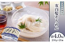 80-07友白髪そうめん　200g×20把