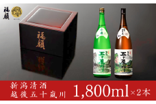 越後五十嵐川（1,800ml）2本セット 吟醸酒 特別本醸造 日本酒 1.8l 新潟清酒 [福顔酒造]【020P022】