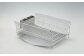 燕三条のおすすめ品 水切りラック[ハナウタ] おしゃれなステンレス製キッチン用品 水切りラック 縦置き シルバー