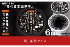 「食べる工場見学」 燕三条鉄アイス（ミルクベースのアイス） 【010P092】