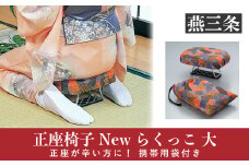 正座椅子 NEWらくっ子 大 正座がつらい方に 携帯用袋付 10000円以下 1万円以下 【010P149】