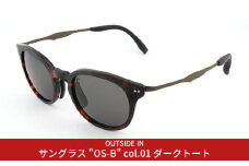 [UV400 99%以上カット] サングラス（OUTSIDE IN Sunnies OS-B col.1 ダークトート） キャンプ用品 アウトドア用品 ドライブ [OUTSIDE IN]【061P003】