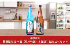 [数量限定] 日本酒（純米吟醸・本醸造）飲み比べセット しただみ 福顔 720ml×2本 新潟県 日本酒 純米吟醸 本醸造 [福顔酒造] 【010S096】