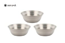 スノーピーク SPテーブルウェア ボール M 3個セット TW-030 (Snow Peak) キャンプ用品 アウトドア用品 バーベキュー BBQ 食器 防災 防災グッズ 防災用品 【010S146】
