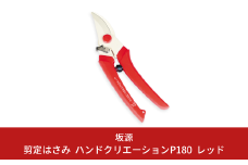 剪定はさみ ハンドクリエーションP180 レッド 花ハサミ 園芸ハサミ 生花用 園芸用品 ガーデニング用品 [坂源] 10000円以下 1万円以下 【010S385】