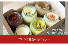 プリン専門店 GABBYGABBYの6種食べ比べセット  プリン スイーツ 食べ比べ 手作り ご褒美 手土産 【014S123】
