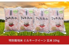 【先行予約】特別栽培米 ミルキークイーン 玄米 10kg 新潟県産 令和7年産 [佐藤農産有機センター]【017S019】
