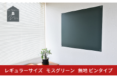 Re:Sketch レギュラーサイズ モスグリーン 無地 ピンタイプ 黒板 お絵描き用ボード 伝言板 磁石 マグネット 簡単 DIY ガルバリウム リスケッチ 【054S009】