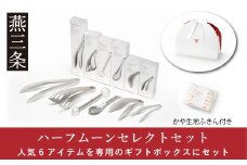 人気キッチンツール6種セット ハーフムーンセレクトセット ステンレス製 キッチンツールセット 燕三条製 キッチン用品 【027S041】
