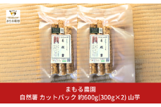 先行予約 自然薯 カットパック 約600g(300g×2パック) 山芋 とろろご飯に じねんじょ [まもる農園] 10000円以下 1万円以下 【010S660】